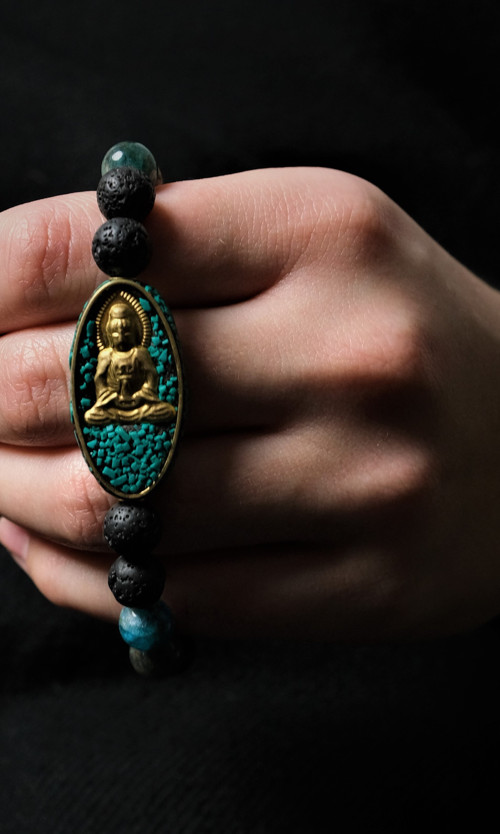 Minerální náramek BUDDHA — foto 1
