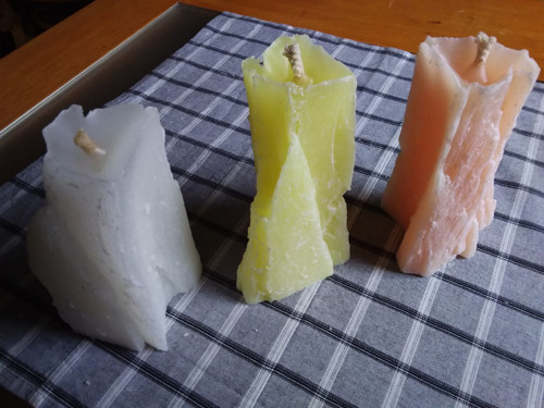 Svíčka jako ledovec