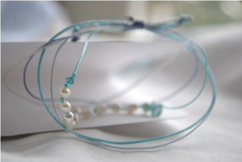 Moře . . . macramé náramek — foto 1