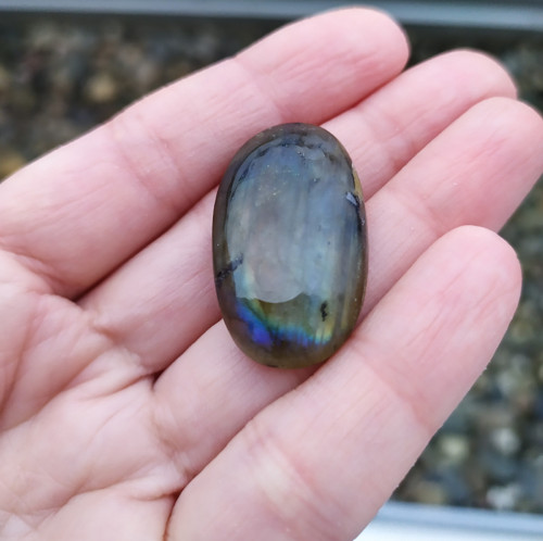 Labradorit, ID 1768, 32x18 mm
