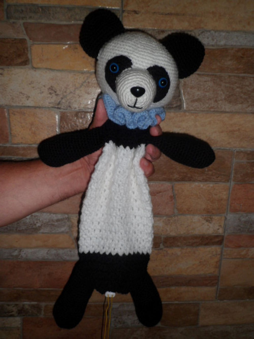 Panda Pyžamožrout-Háčkovaný,Popis