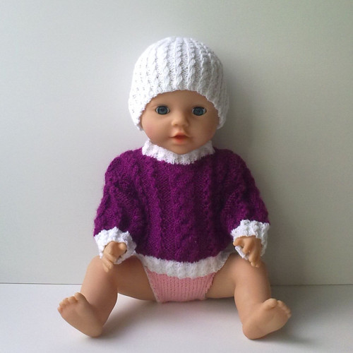 Miminko - BABY BORN - čepice, svetr