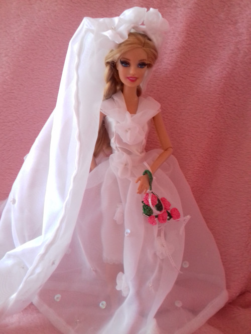 Svatební šaty pro Barbie 3v1 — foto 1
