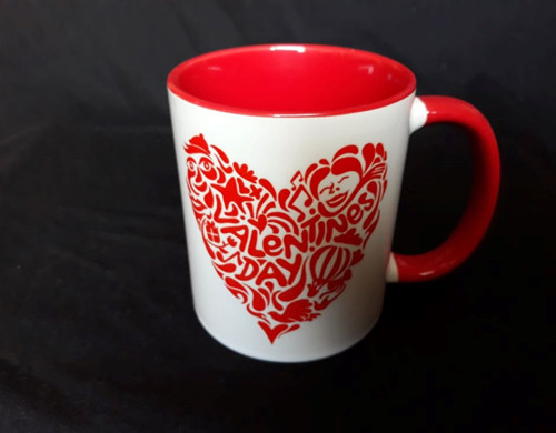 Hrnek se srdcem Valentine's day