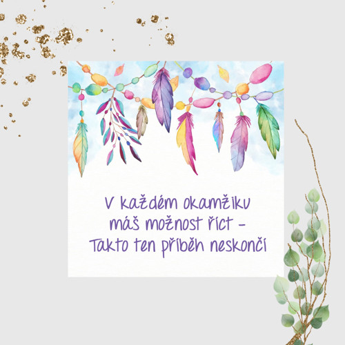 Motivační magnet nebo cedulka