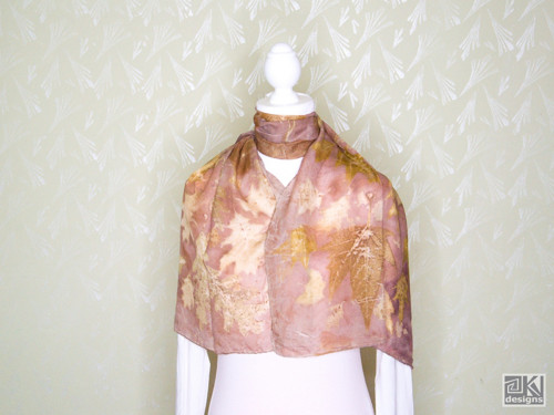 Ecoprint šálka - Liriodendron — foto 1