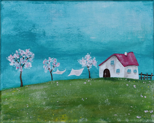Jarní vítr 25x20 cm — foto 1