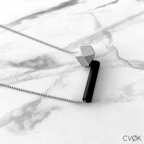 Black & Silver náhrdelník — foto 1