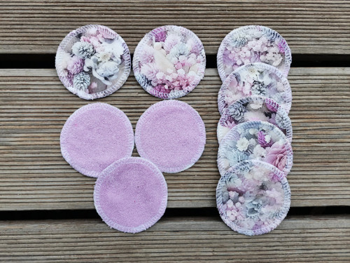 Odličovací tamponky - Zimní kvítí