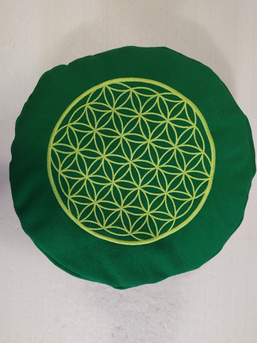 Pohankový meditační polštářek s výšivkou