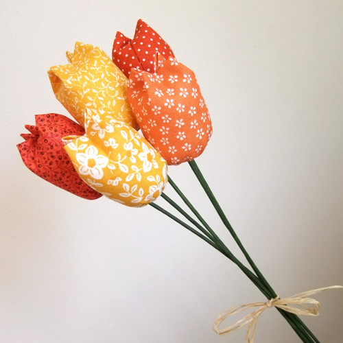 Tulipány látkové set č.6 — foto 1
