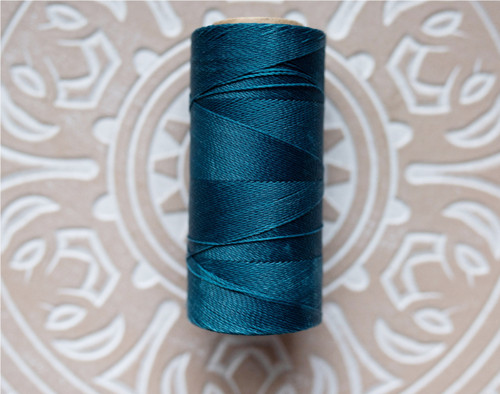 Linhasita 0.5mm macrame nit Teal (228) - 335m