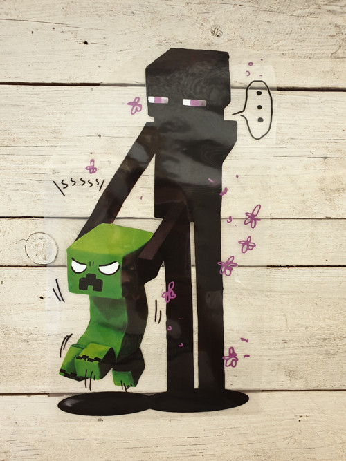 Enderman a keeper nažehlovačka — foto 1
