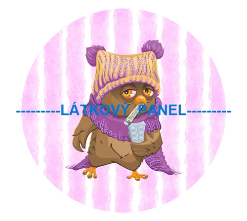 Bavlněný panel 47x47 cm skladem