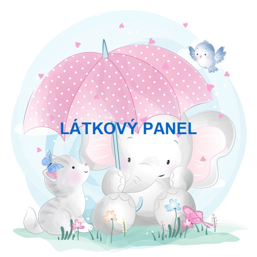 Bavlněný panel 40 x 40 cm