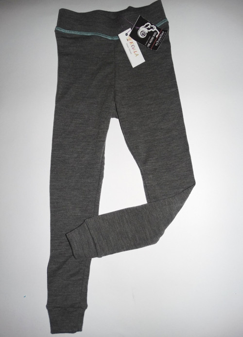 100% MERINO legínky- spodky šedé v.80-152