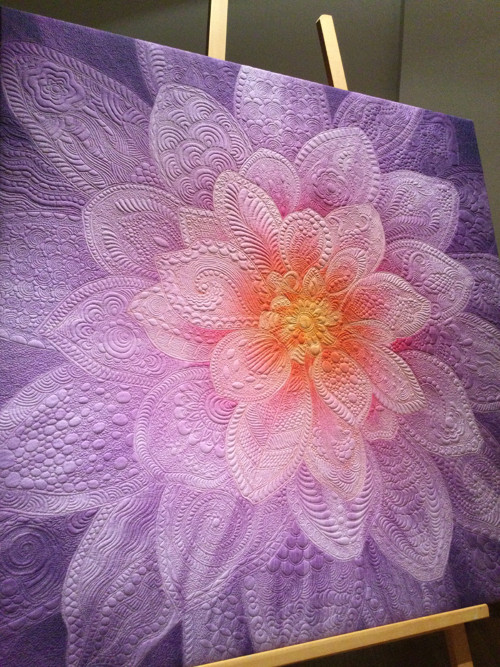 Flower no. 3... /quilt art — foto 1