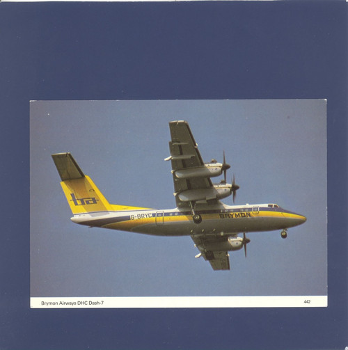 Brymon Airways DHC Dash-7 - pohlednice — foto 1