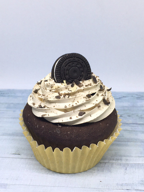 Dekorace cupcake-minidortík se sušenkou