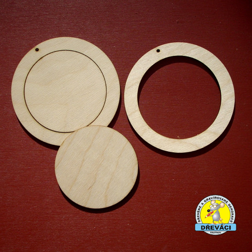 KRUH 10 cm s vnitřním výřezem 7,5 cm KV0334 F