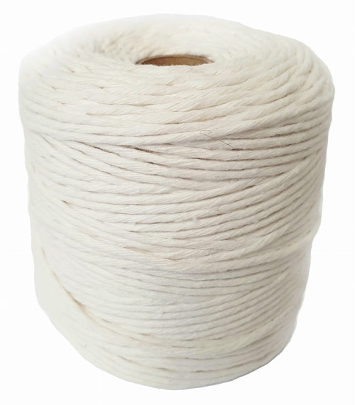 Macrame příze 5mm/500m - barva natural — foto 1