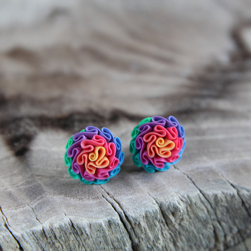 Duhové náušnice — foto 1