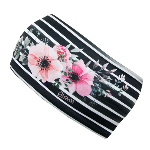 Drexiss funkční čelenka BLACK ROSE