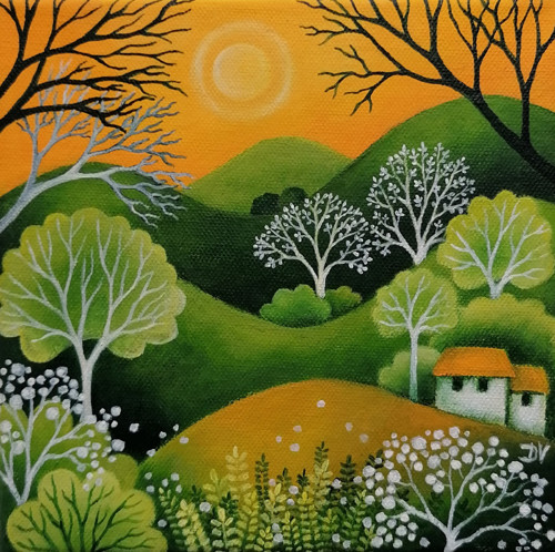 Slunečno (20x20 cm) — foto 1