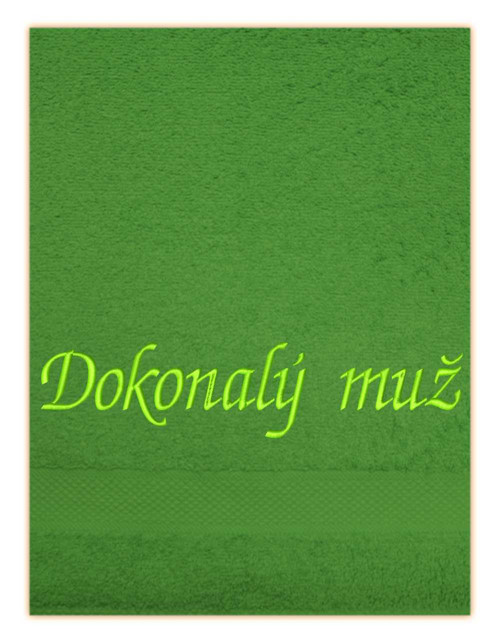 Osuška s výšivkou Dokonalý muž