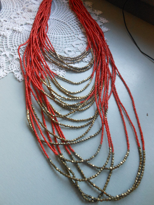 Etno, boho vintage korále — foto 1