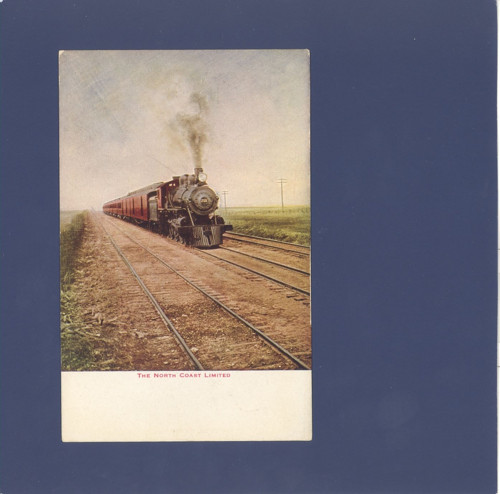The North Coast Limited - vlak - pohlednice