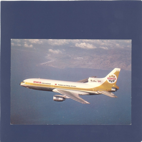 Letadlo Lockheed TriStar, B.W.I.A. - pohlednice — foto 1