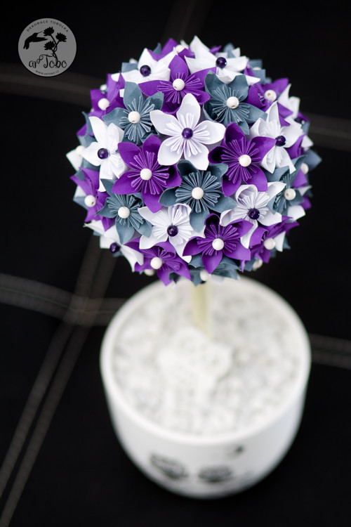 Kusudama strom v květináči
