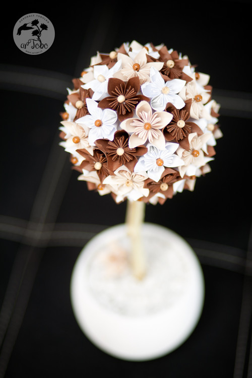 Kusudama strom v květináči