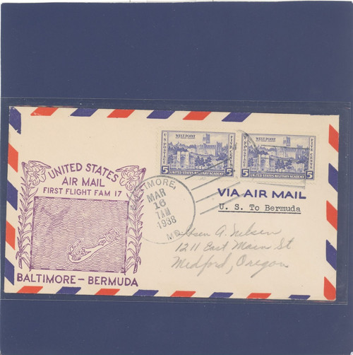 První let Baltimore - Bermuda, 1938 - celistvost