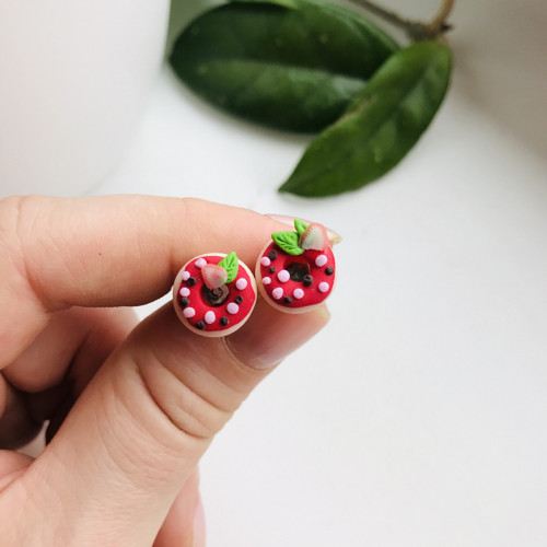 Donuty náušnice — foto 1