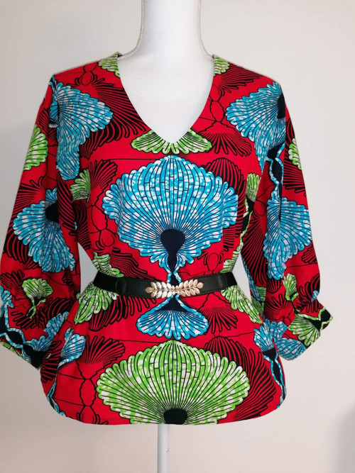 Halenka africká látka,velikost 38/40