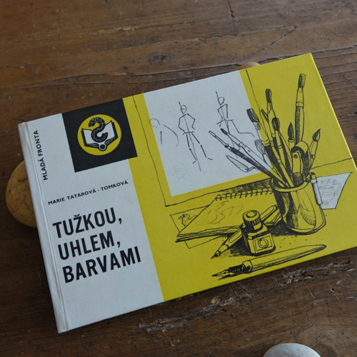 Tužkou, uhlem, barvami