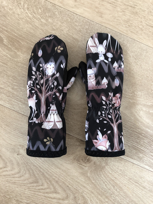 Softshellové rukavice forest — foto 1