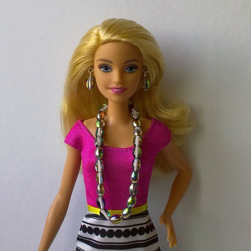 Šperky pro Barbie - náhrdelník, náušnice — foto 1