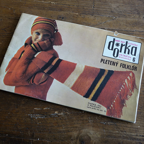 Časopis Dorka ... Pletený folklór - 6/73