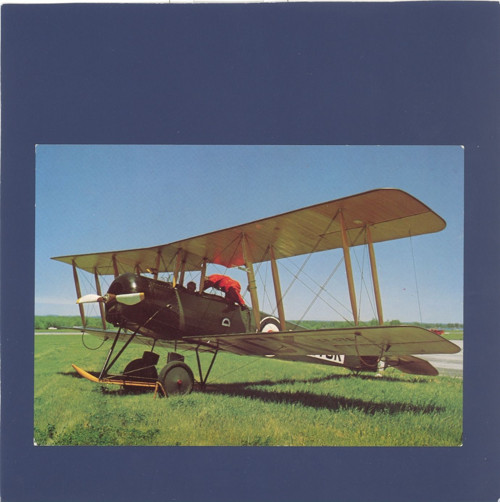 Letadlo Avro 504K - pohlednice