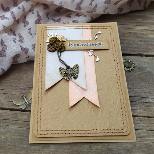 Blahopřání "Vintage Butterfly" — foto 1