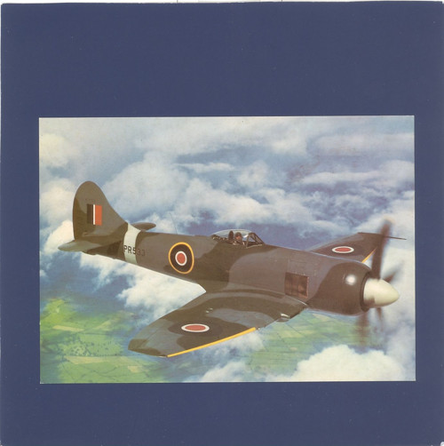 Letadlo Hawker Tempest II - pohlednice
