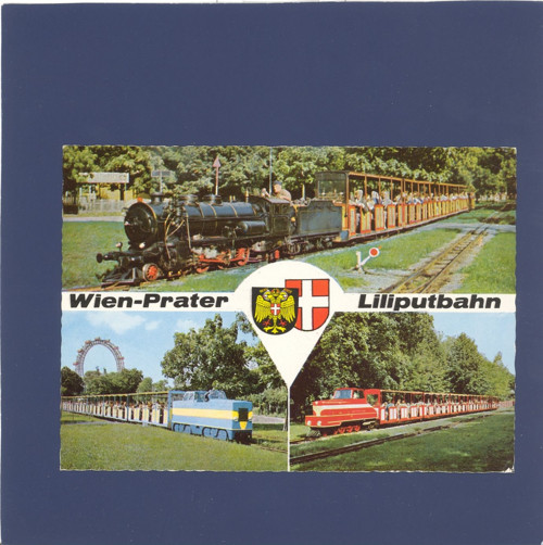 Vídeň - Prater, Liliputbahn - pohlednice