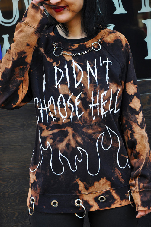 Dámská mikina - I didn´t choose hell — foto 1