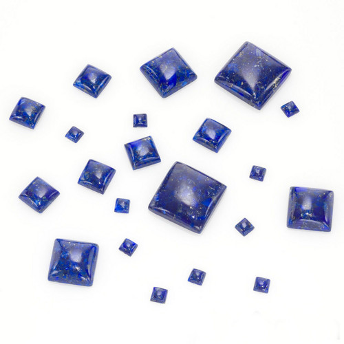 Lapis Lazuli čtverec kabošon 5mm