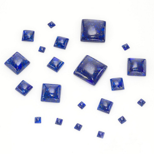 Lapis Lazuli čtverec kabošon 4mm