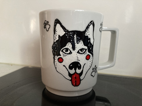 Hrneček Pes 0,3l husky