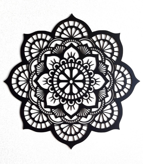 Dřevěný obraz mandala
